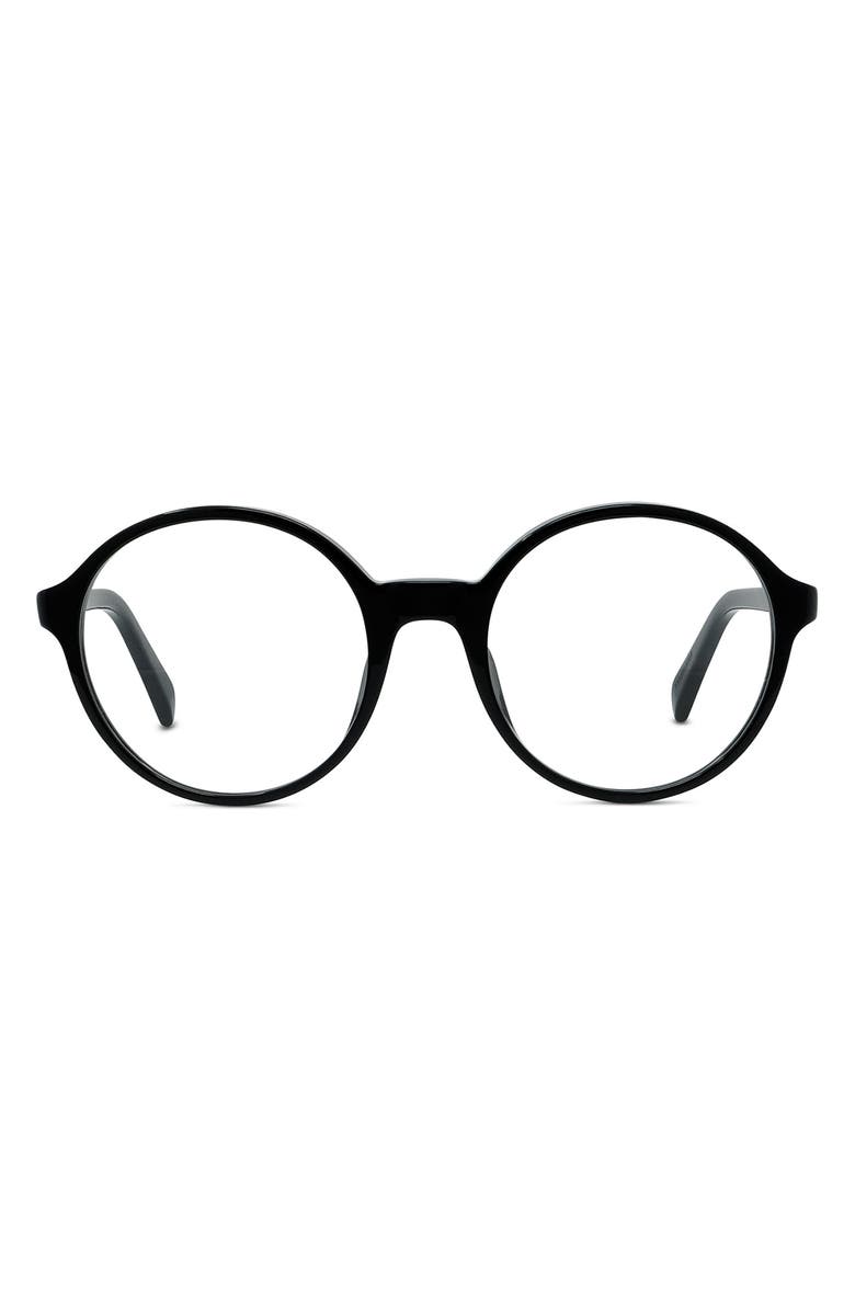 CELINE 53mm Round Reading Glasses, Main, color,