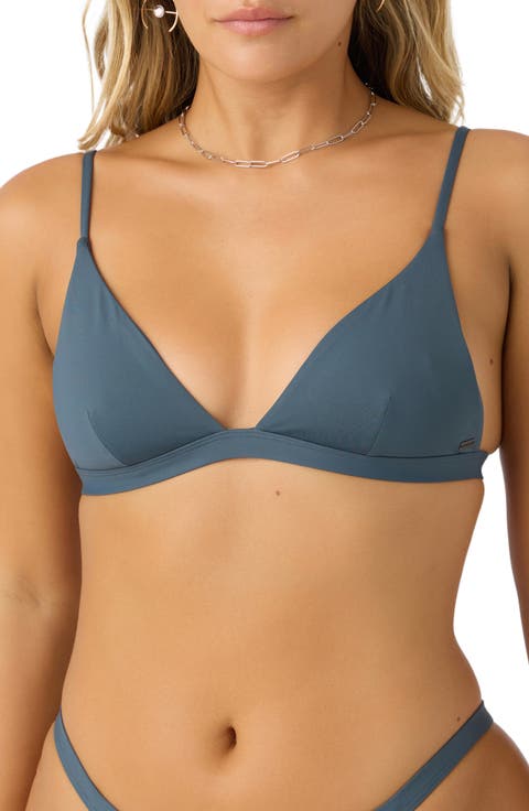 Saltwater Solids Seaside Triangle Bikini Top