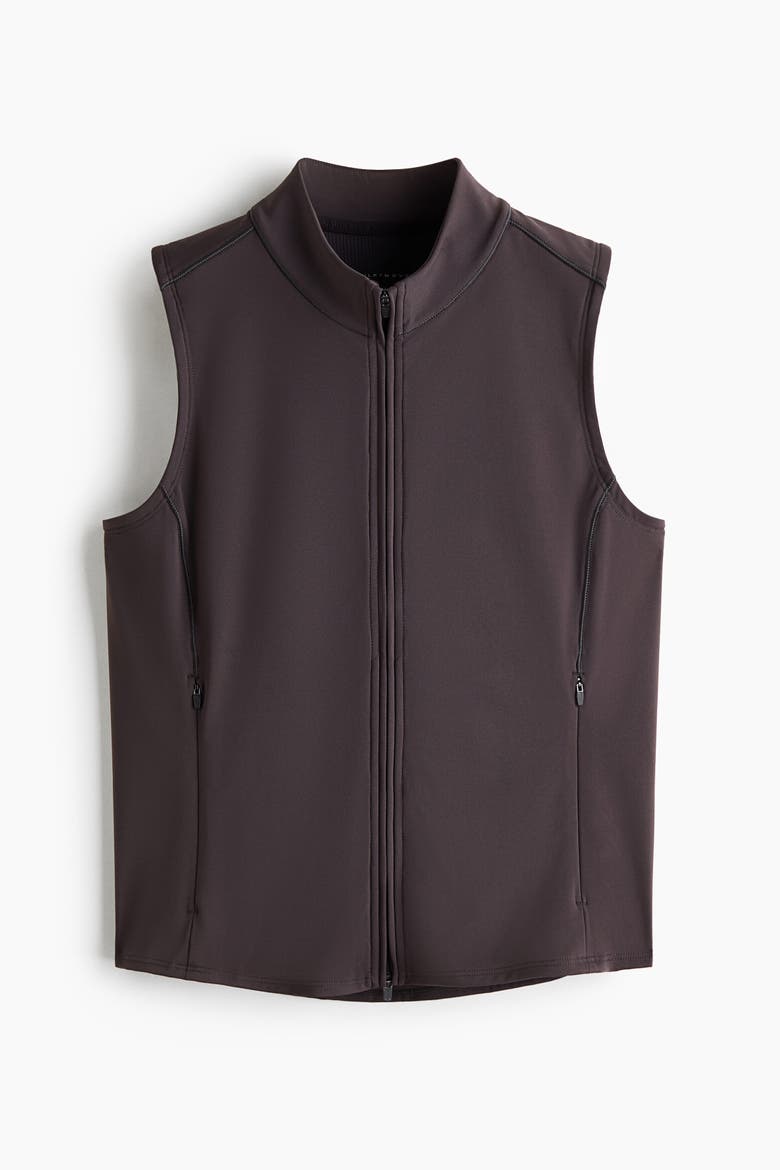 Slim-fit Running Vest With Sculptmove, Alternate, color, Dark heather