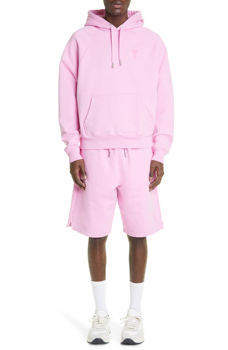 AMI PARIS Ami de Coeur Logo Embroidered Hoodie, Alternate, color,