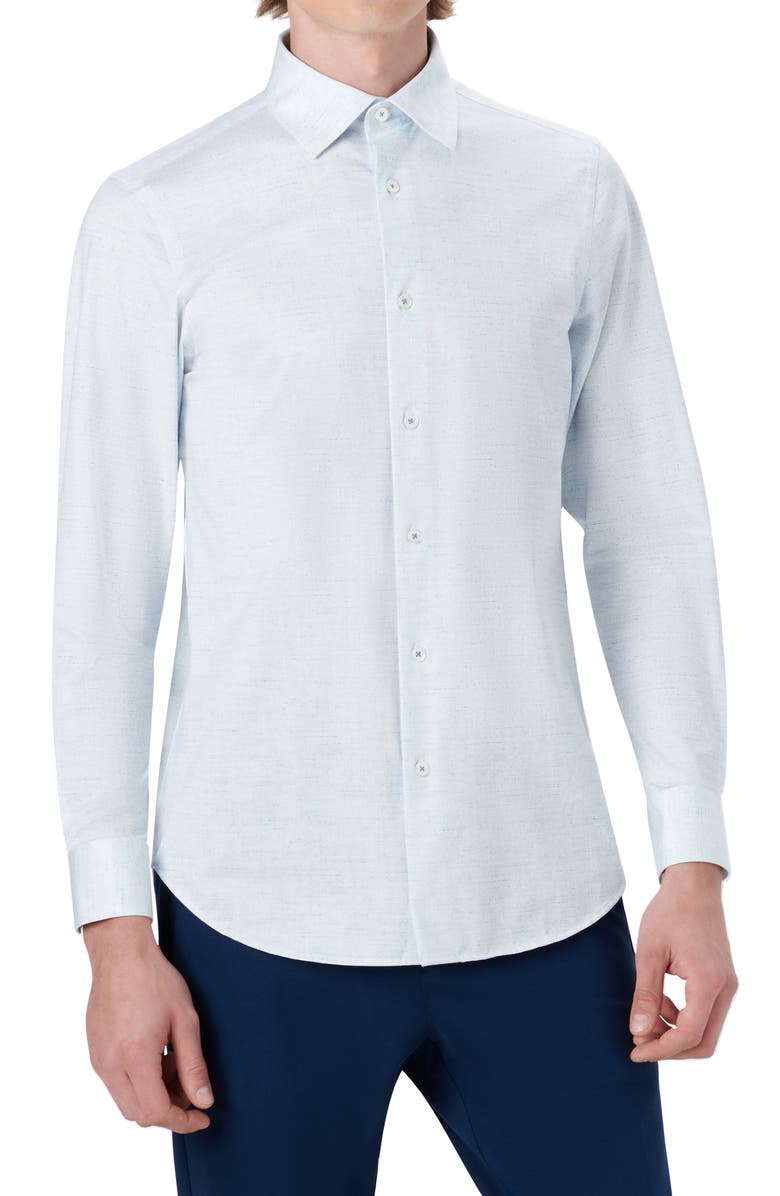 Bugatchi OoohCotton<sup>®</sup> Button-Up Shirt, Main, color, 