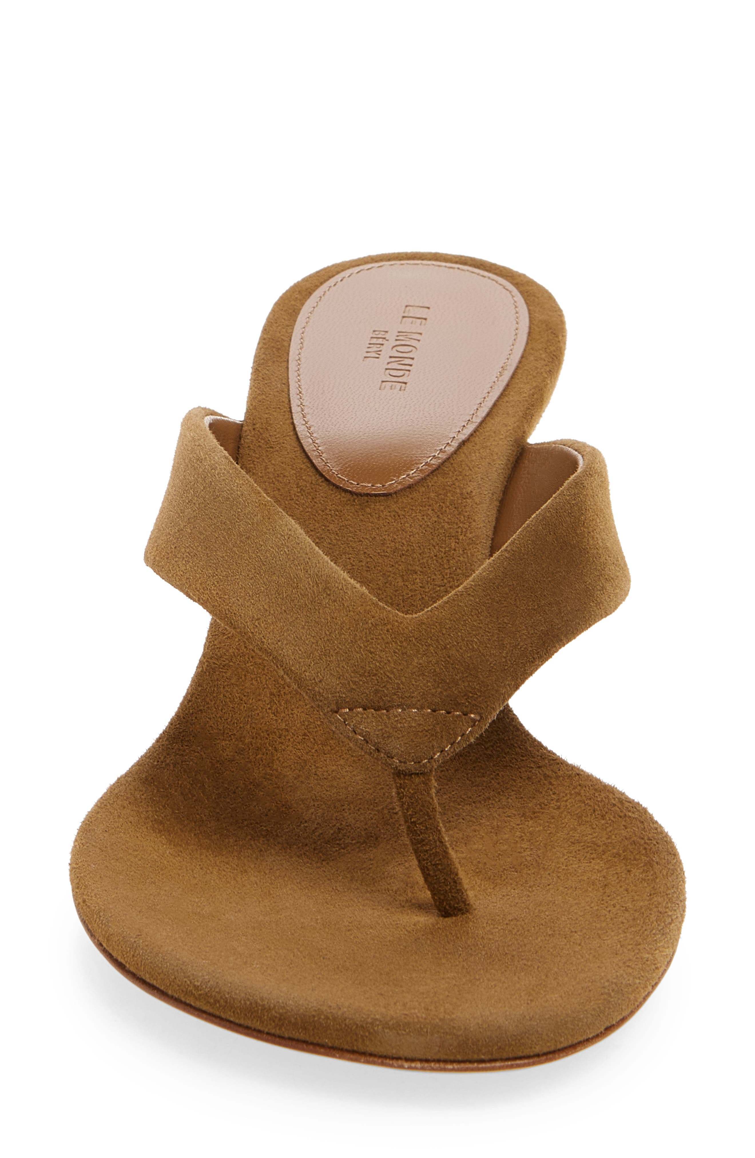 Le Monde Béryl Micro Wedge Flip Flop, Alternate, color, Taupe