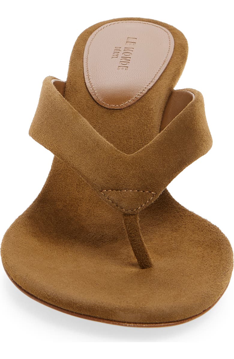 Le Monde Béryl Micro Wedge Flip Flop, Alternate, color, Taupe