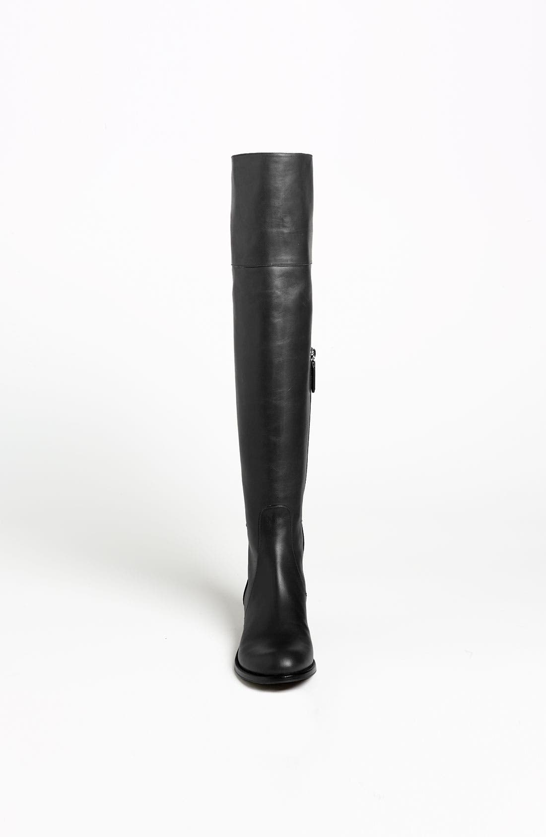 Valentino Garavani Bow Over the Knee Boot, Alternate, color, 
