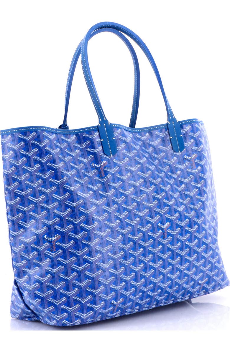 Pre-Owned Goyard Saint Louis Tote Coated Canvas PM, Alternate, color, Blue