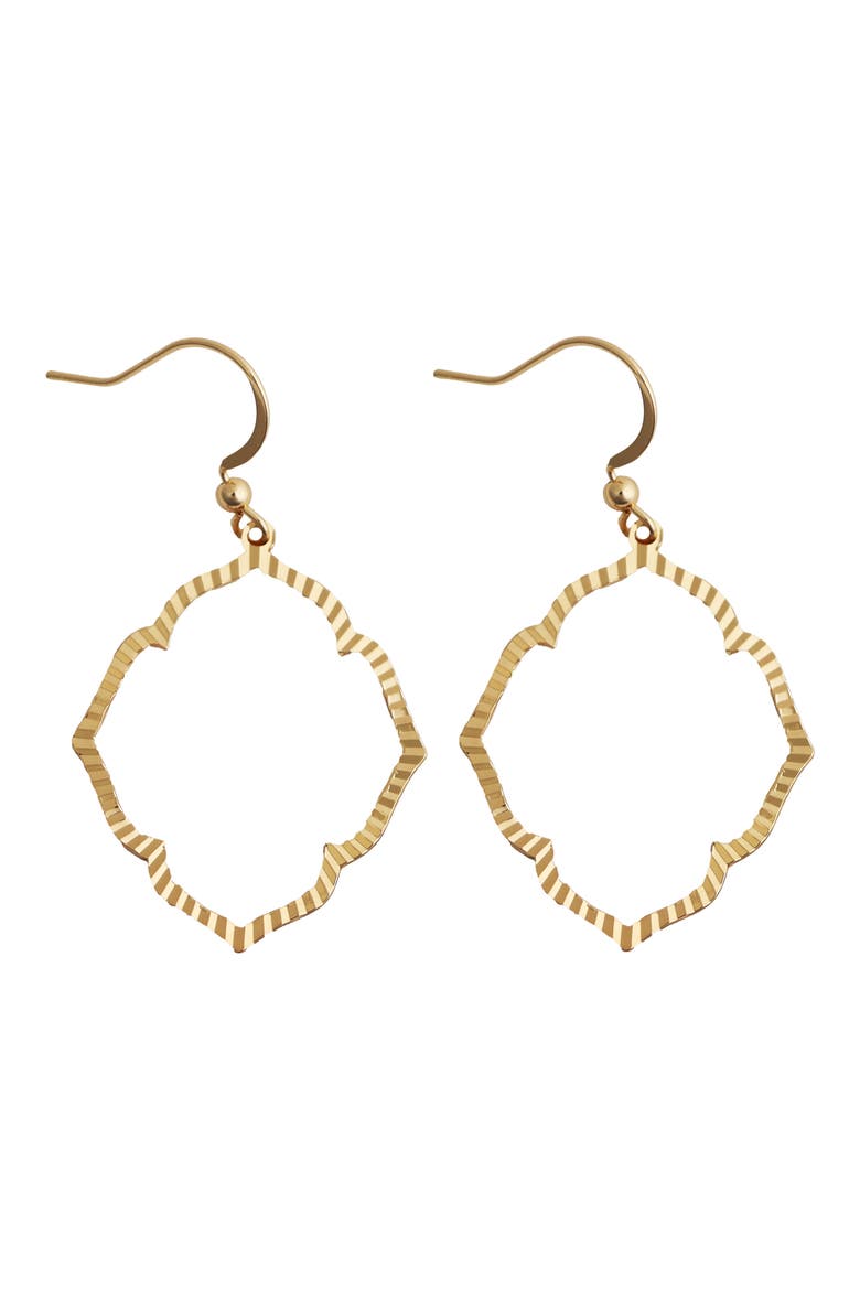 Drop Earrings, Main, color, GOLD