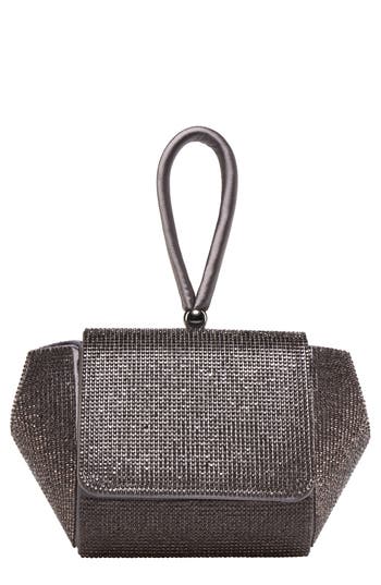 Lady Couture Architectural Rhinestone Evening Bag