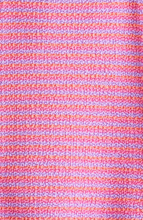 Treasure & Bond Kids' Textured Cutout Swimsuit In Pink