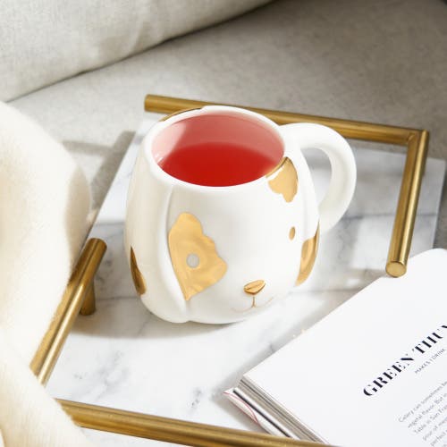 Pinky Up (accessories) Penny Ceramic Puppy Mug In White