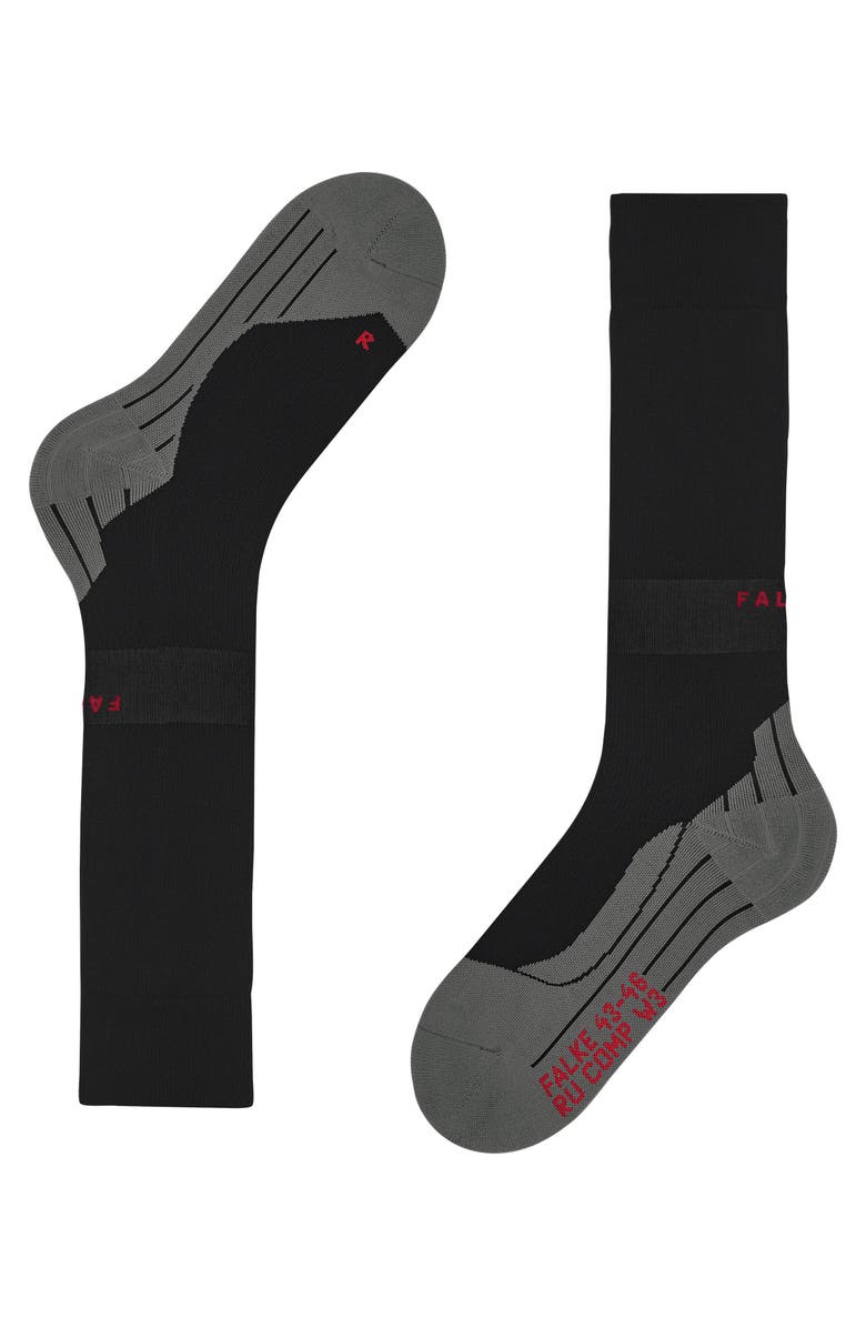 Falke RU Compression Energy Running Socks, Alternate, color, Black-Mix, W1