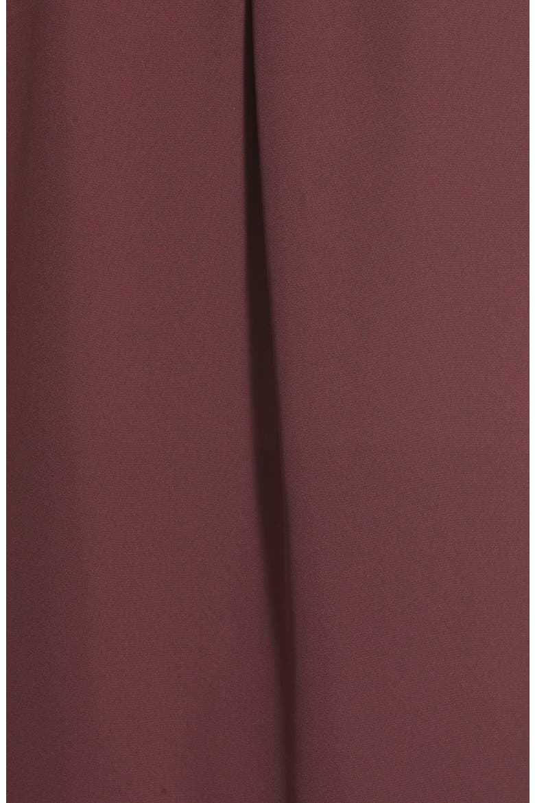 Sleeveless Ruffle Front Top, Alternate, color, BURGUNDY STEM