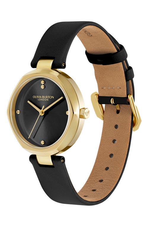 Olivia Burton Dimension Watch, 32mm In Black