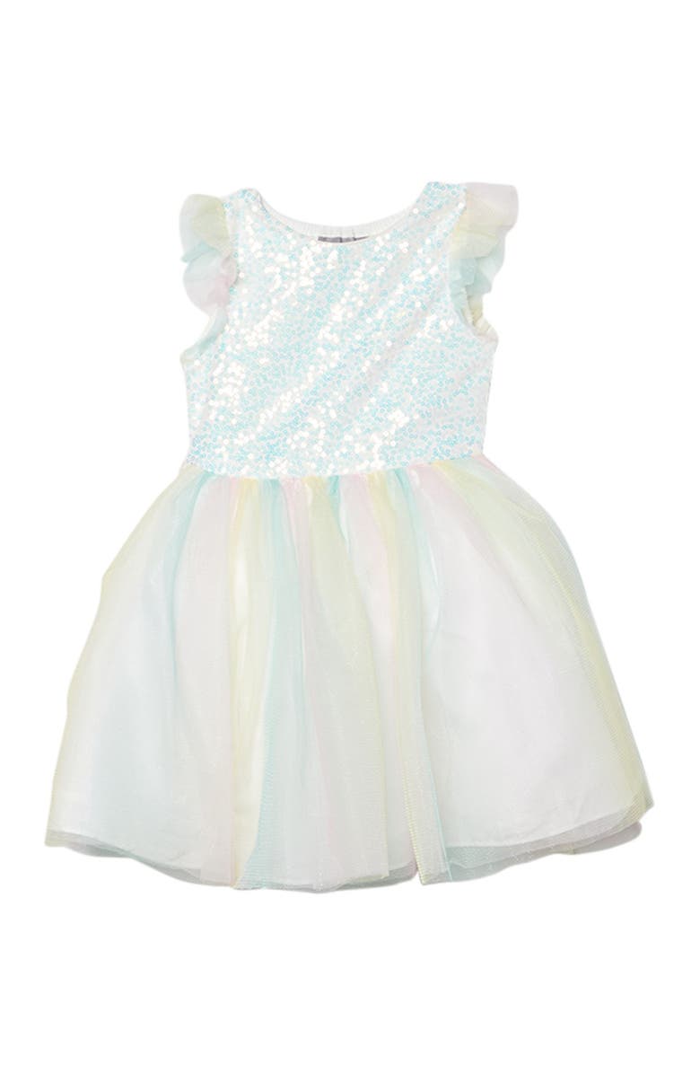 Pippa & Julie Sequin Bodice Ballerina Dress, Main, color, 