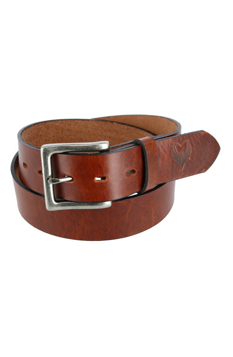 Ascentix Men's Removable Buckle Bridle Belt with Phoenix, Main, color, Brown