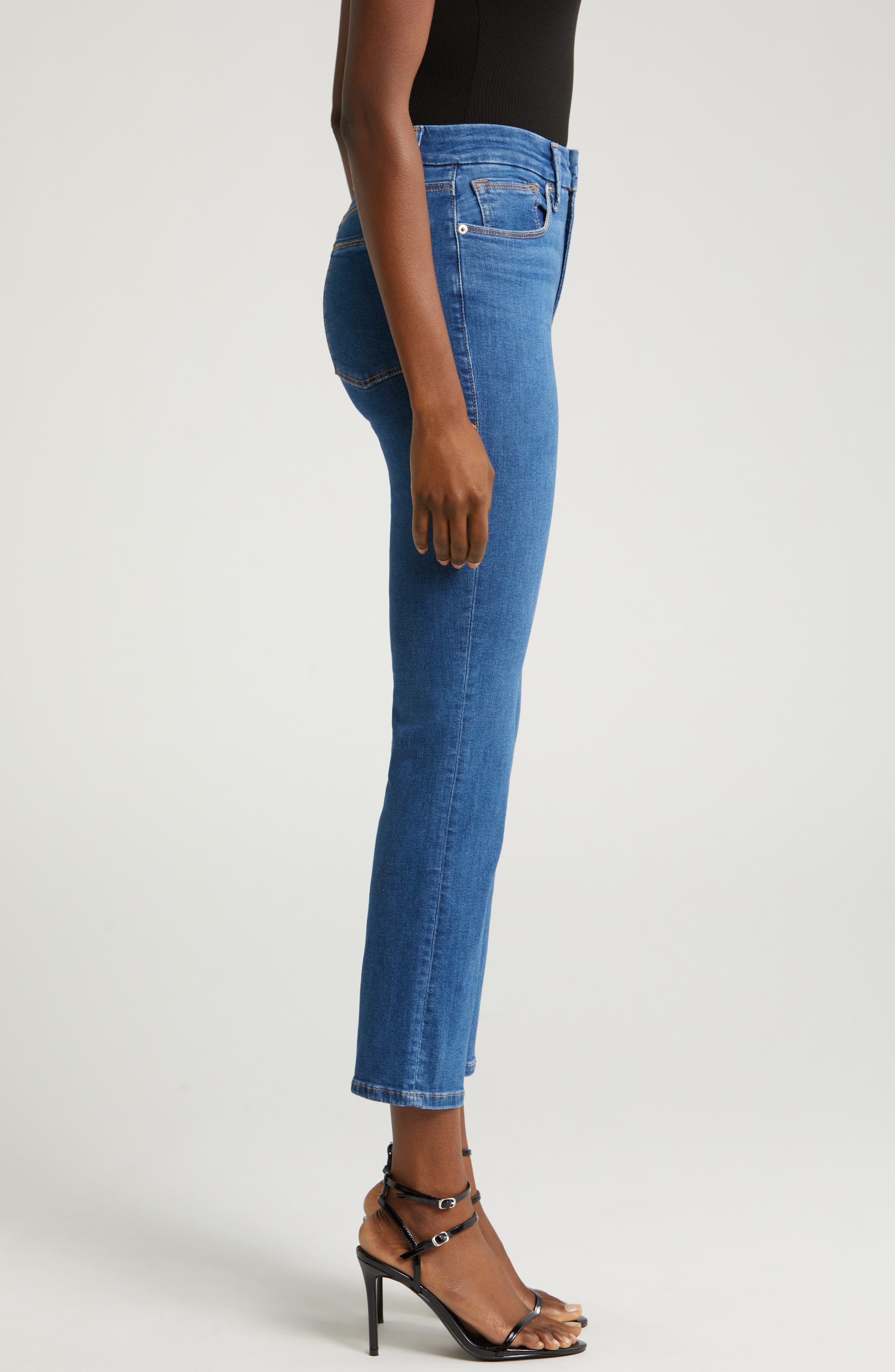 Good American Good Legs Straight Leg Jeans (Women) | Nordstromrack