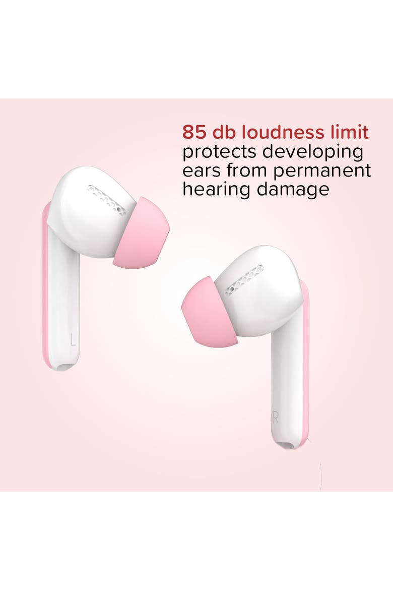 CareBuds - Wireless Bluetooth Earbuds for Kids, Alternate, color, White