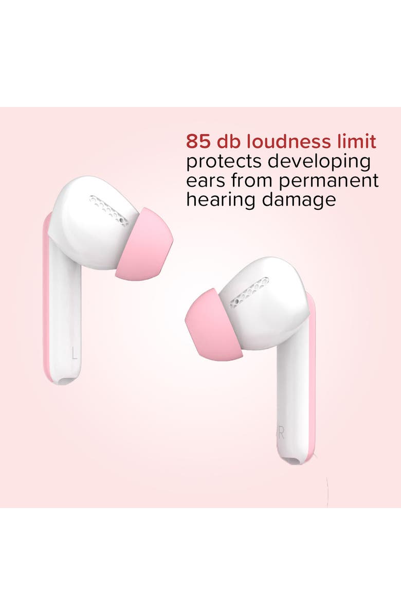 myFirst CareBuds - Wireless Bluetooth Earbuds for Kids, Alternate, color, White