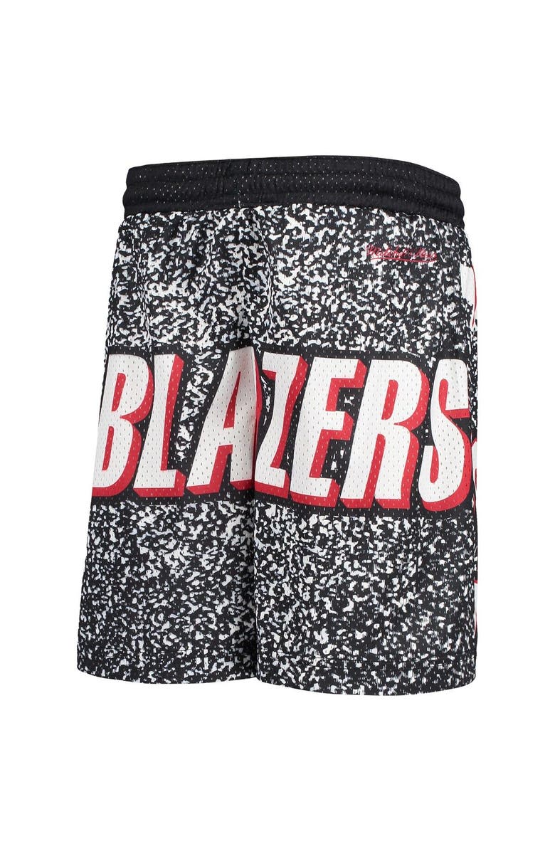 Mitchell & Ness Youth Mitchell & Ness Black Portland Trail Blazers Hardwood Classics Jumbotron Shorts, Alternate, color, Black