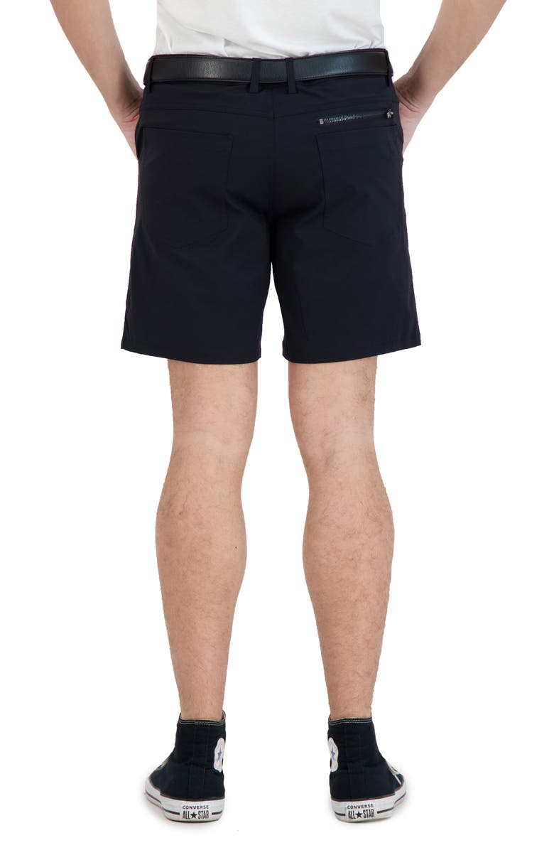 LEVINAS Everyday Stretch Chino Shorts, Alternate, color, Black