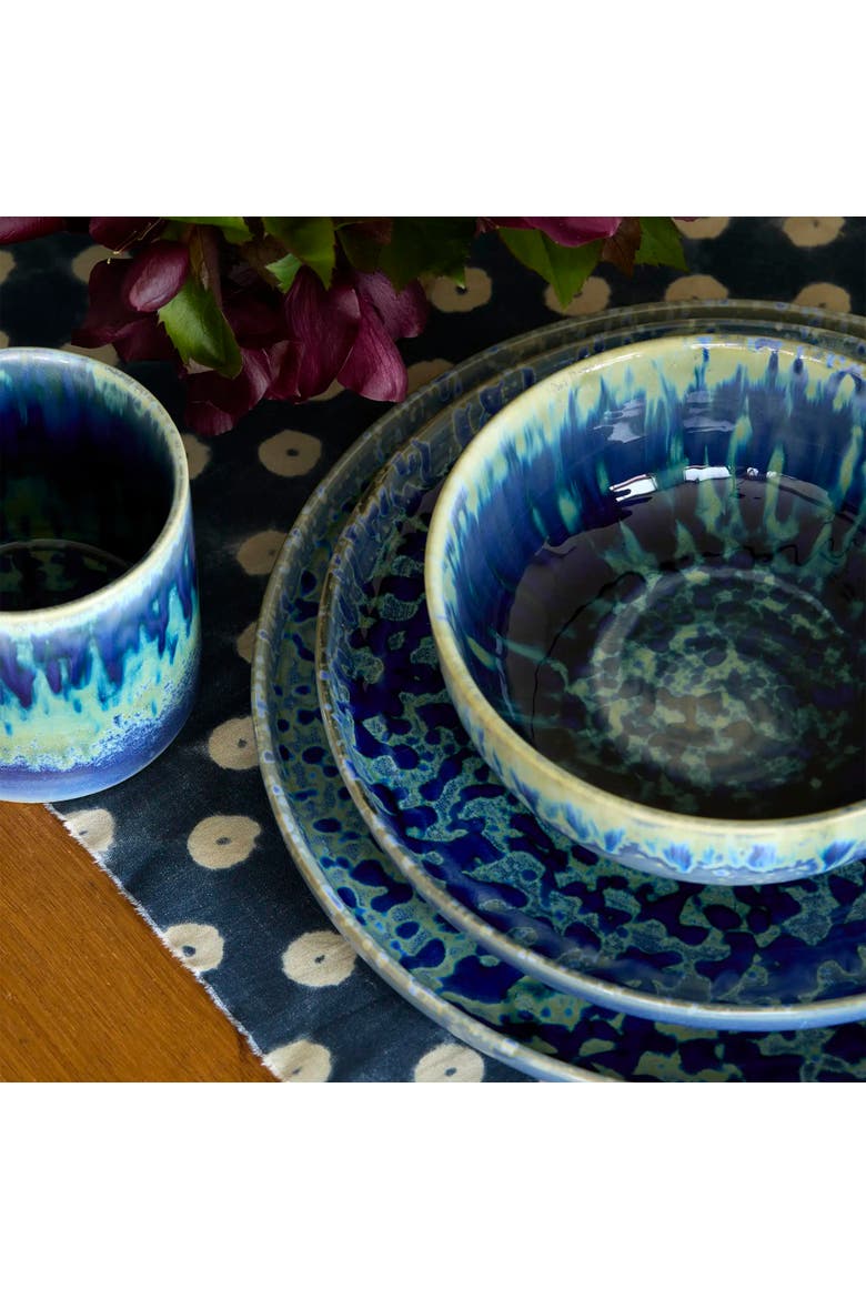 Hanami Stoneware 20-Piece Dinnerware Set, Alternate, color, Blue