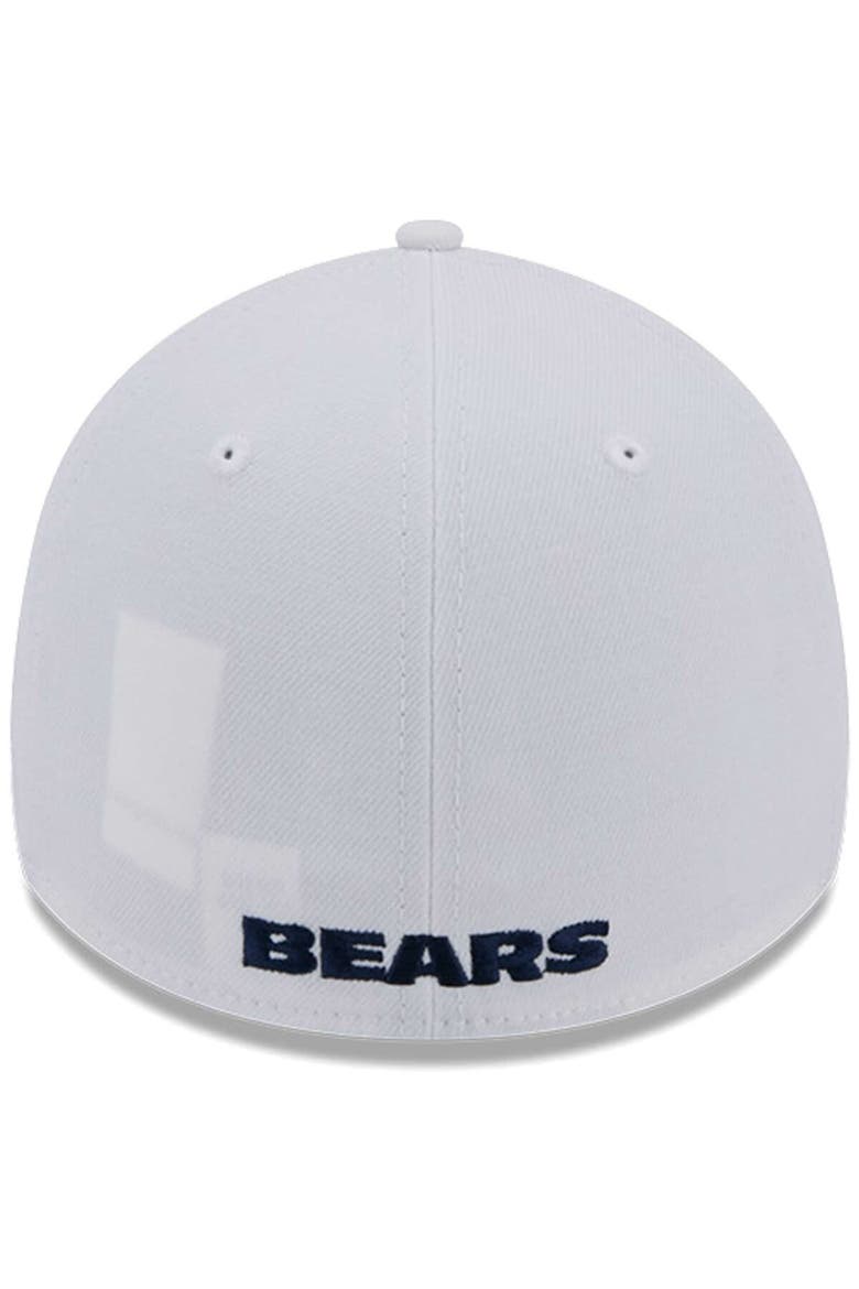 Men's New Era White Chicago Bears Main 39THIRTY Flex Hat, Alternate, color, White