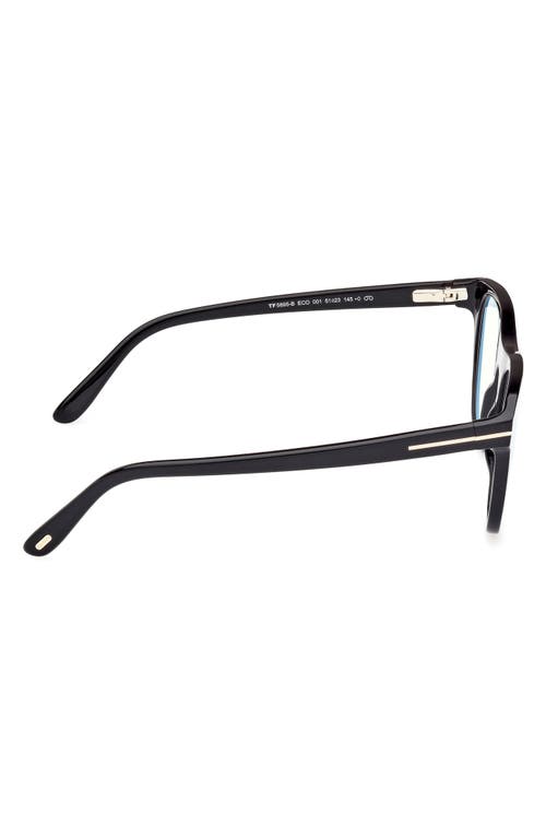 Tom Ford 51mm Square Blue Light Blocking Optical Glasses