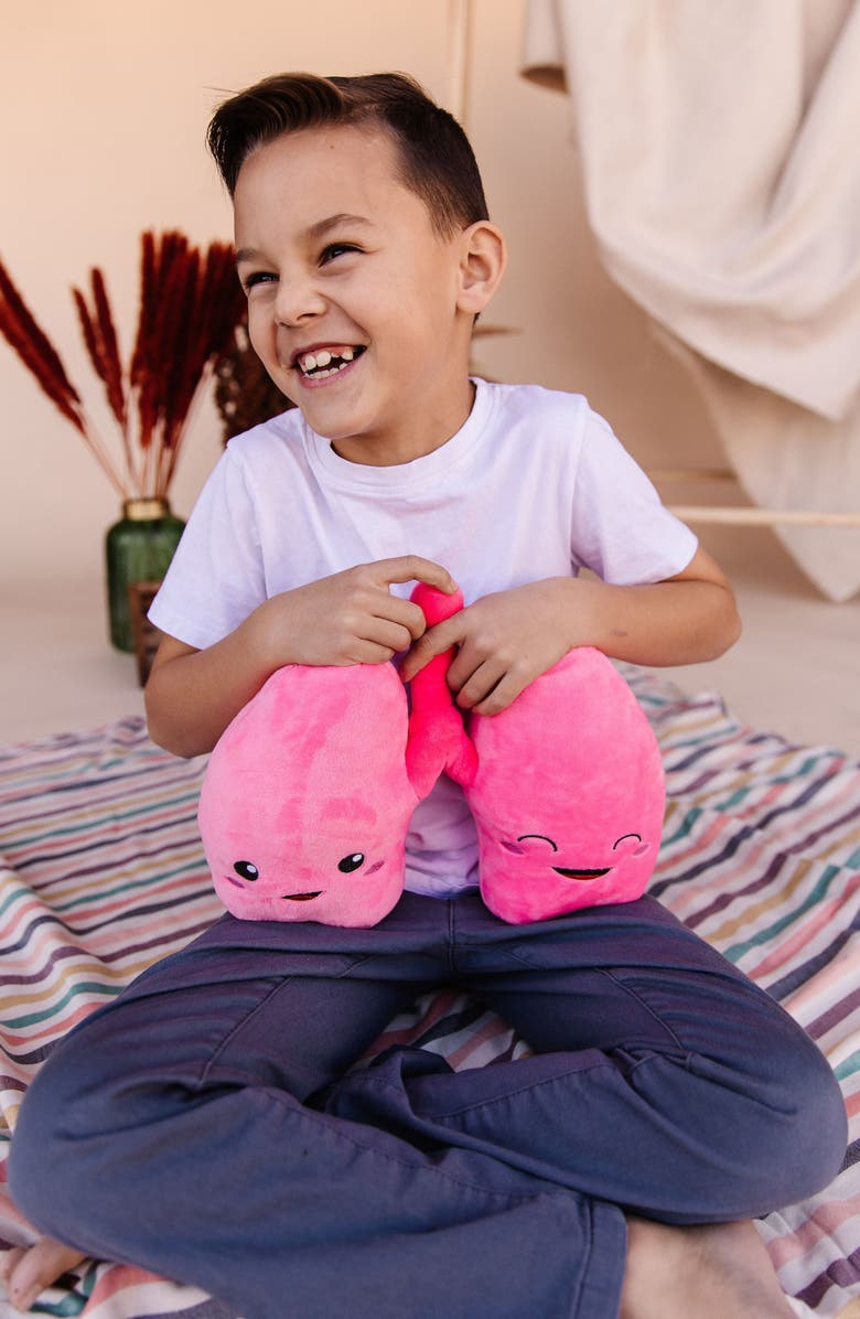 Nerdbugs Lung Plushie Organ, Alternate, color, Light/Pastel Pink