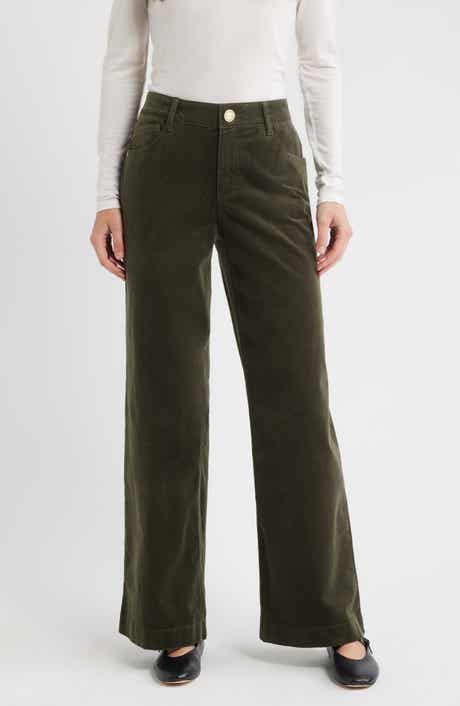 Wit & Wisdom Sam High Waist Wide Leg Corduroy Pants