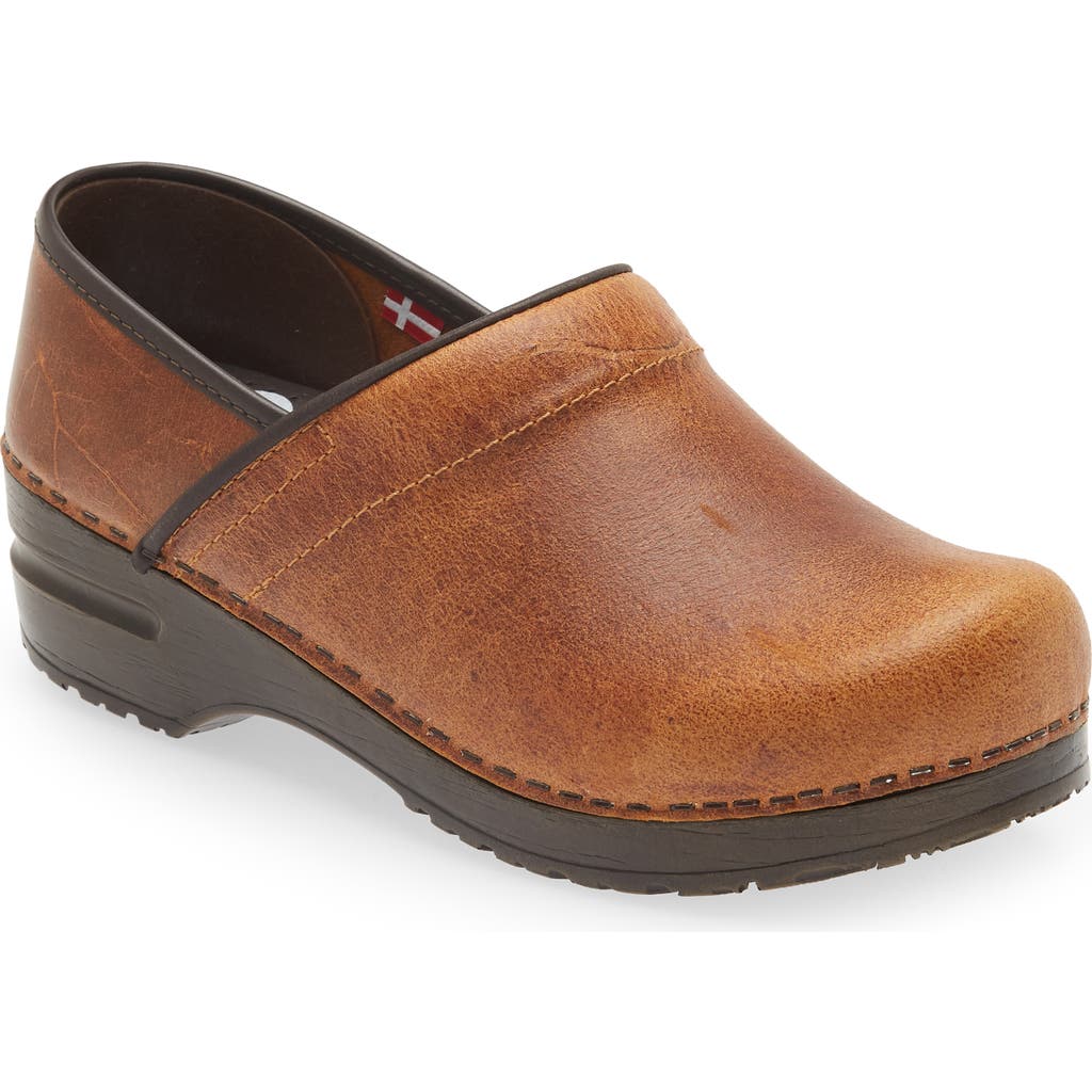 Sanita Errol Leather Clog in Cognac  product
