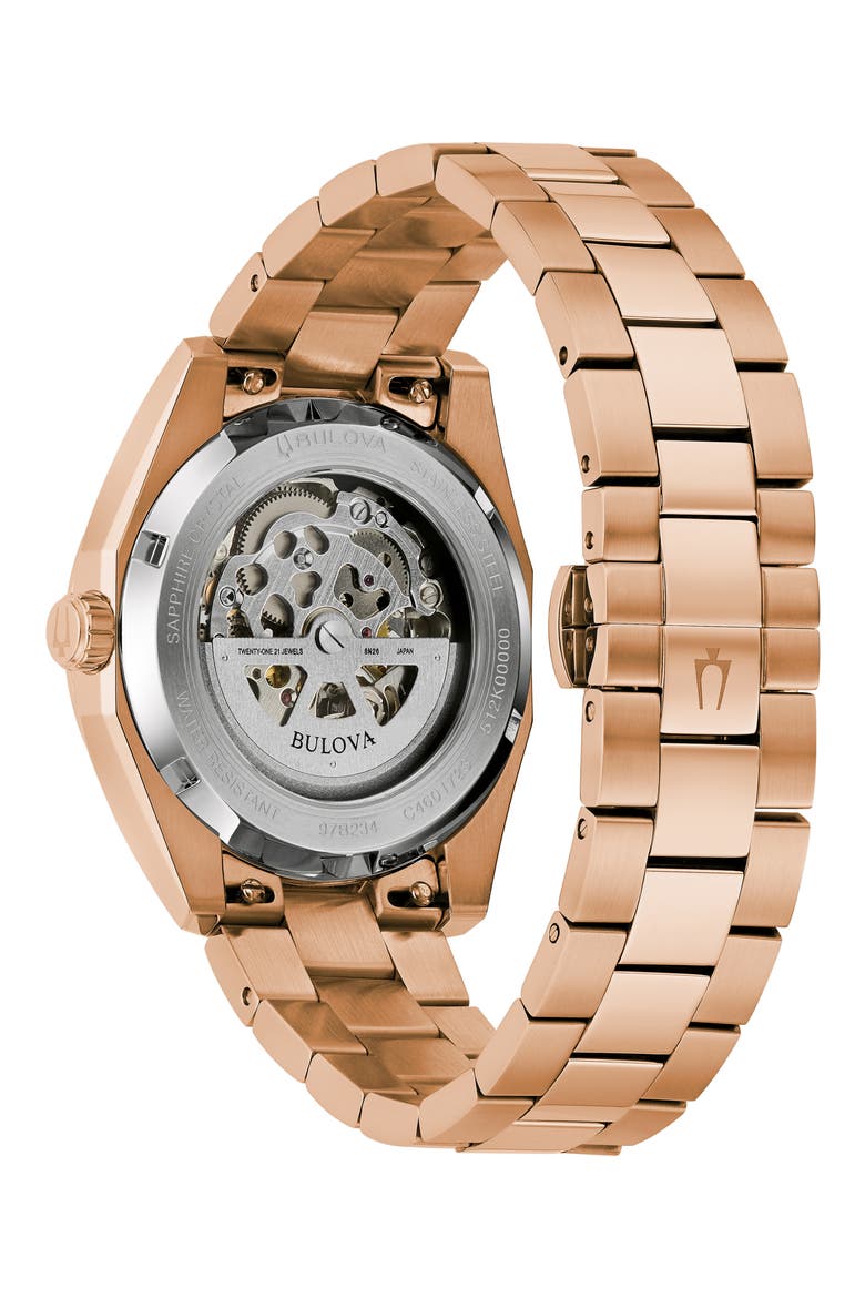 Surveyor Automatic Bracelet Watch, 39mm, Alternate, color, ROSE GOLD-TONE