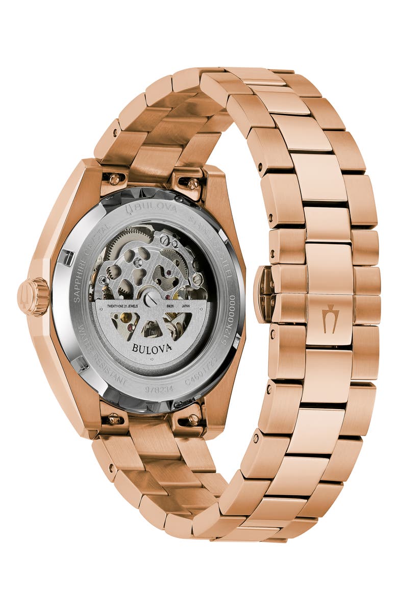 BULOVA Surveyor Automatic Bracelet Watch, 39mm, Alternate, color, 