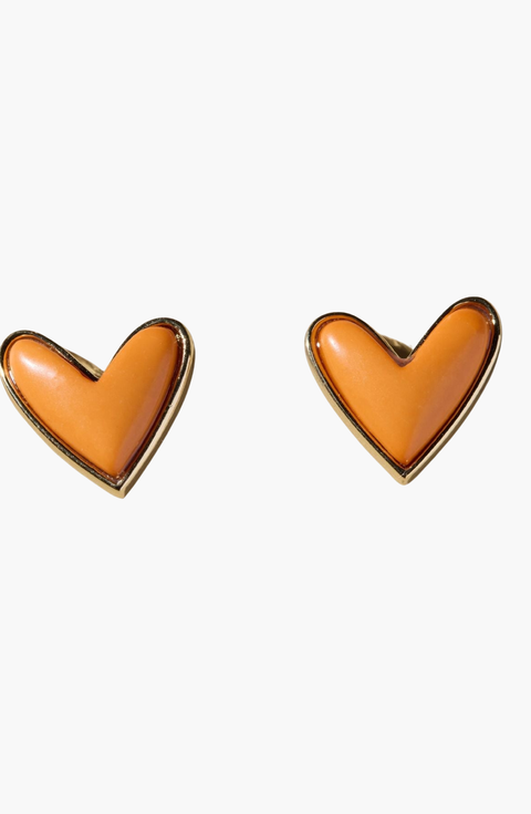 Sweetheart Stud Earrings