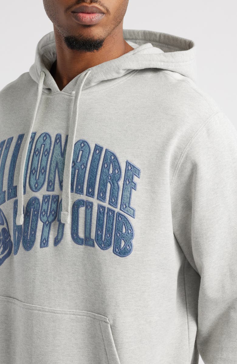Billionaire Boys Club BB Arch Logo Graphic Hoodie, Alternate, color, Heather Grey