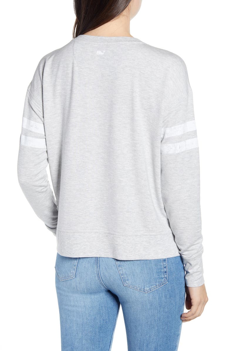 vineyard vines Varsity Stripe Sweatshirt, Alternate, color, 