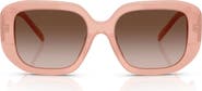 Tory Burch 54mm Irregular Sunglasses