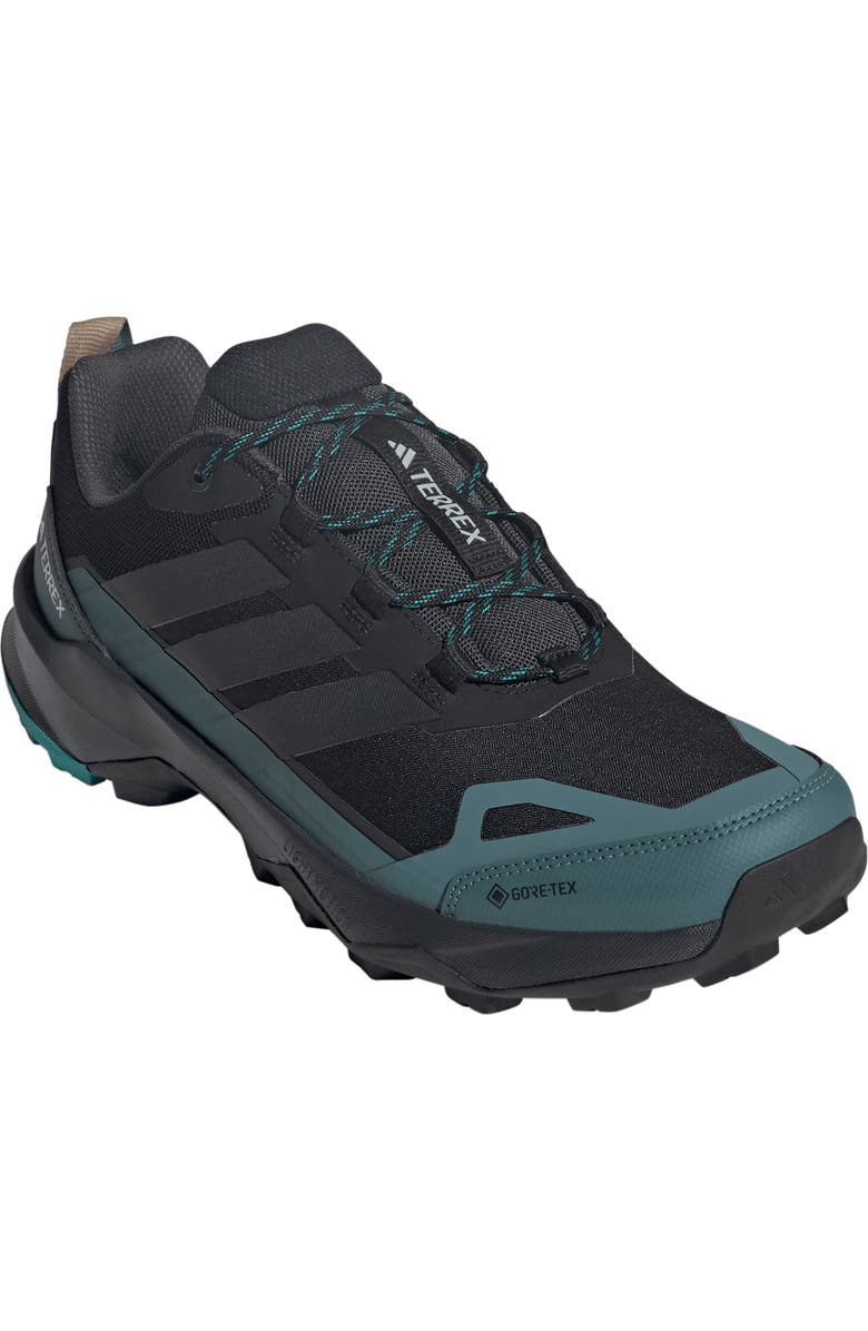 adidas Terrex Skychaser Hiking Shoe, Main, color, Black/ Carbon/ Pure Teal