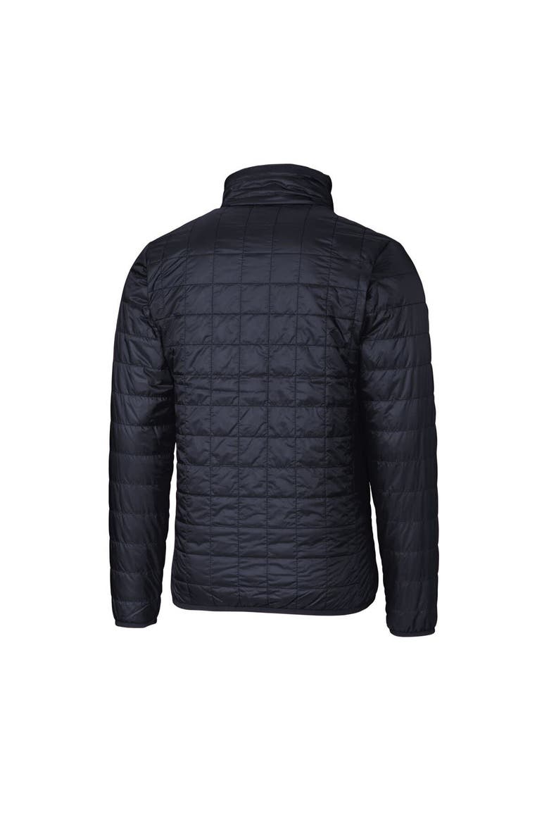 Men's Cutter & Buck Navy Toronto Blue Jays Rainier Eco Insulated Full-Zip Puffer Jacket, Alternate, color, Navy