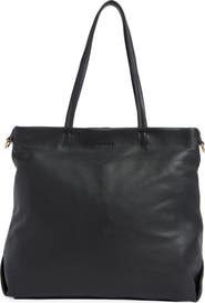 AIMEE Addison Leather Shopper Tote Bag