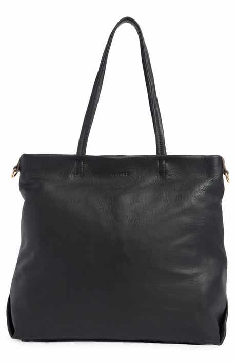 AIMEE Addison Leather Shopper Tote Bag