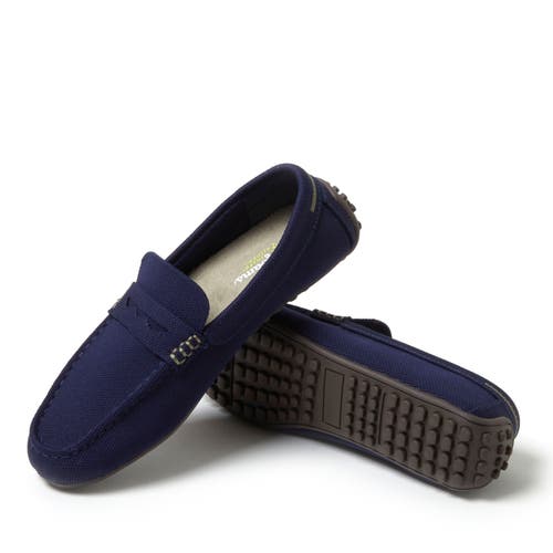 Dearfoams Hazel Stretch Knit Driving Loafer Slipper In Blue
