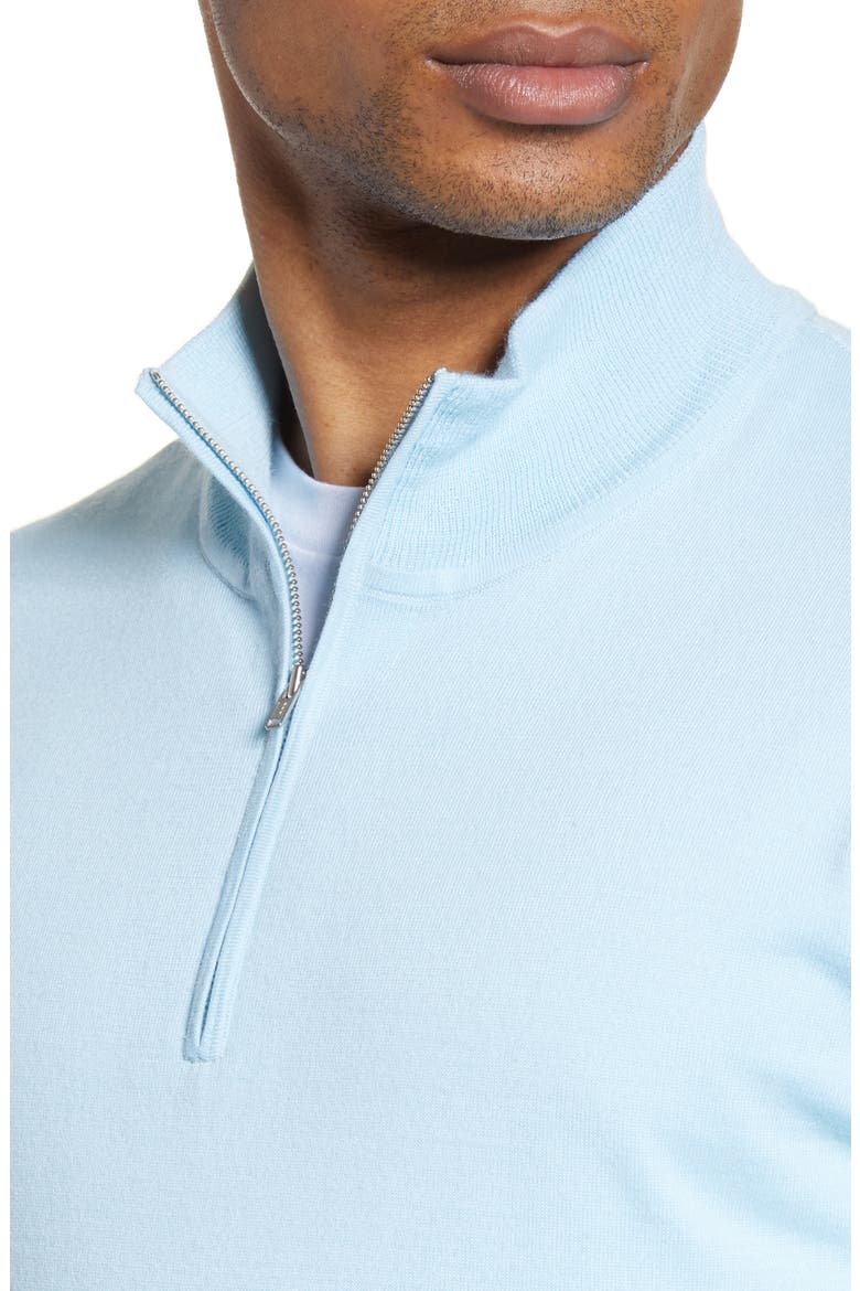 Men's Shop Tech-Smart CoolMax® Quarter Zip Pullover, Alternate, color, BLUE COOL