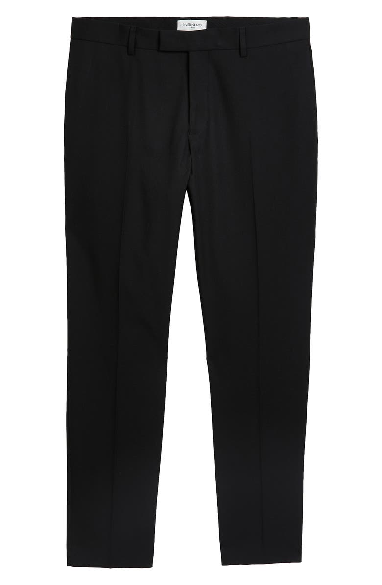 River Island Skinny Fit Twill Dress Pants, Alternate, color,
