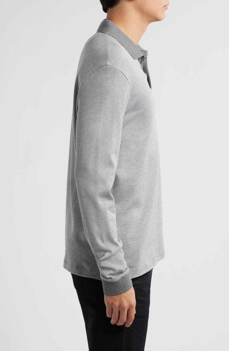 BOSS Pado Long Sleeve Cotton Polo, Alternate, color,