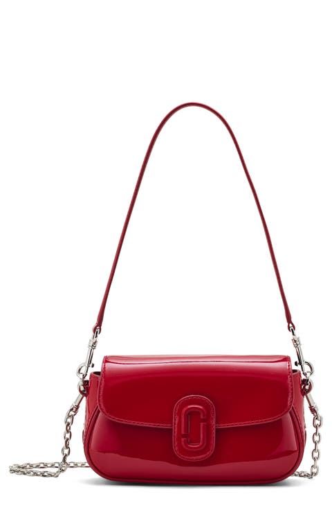 The Patent Leather Clover Shoulder Bag