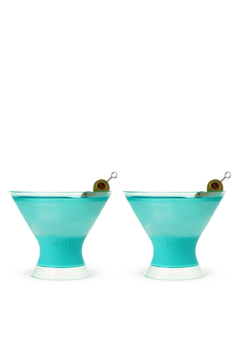 Martini FREEZE Cooling Cup Set of 2, Main, color, Aqua