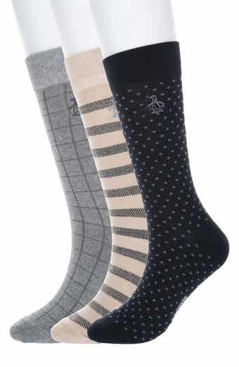 Original Penguin Assorted 3-Pack Crew Socks