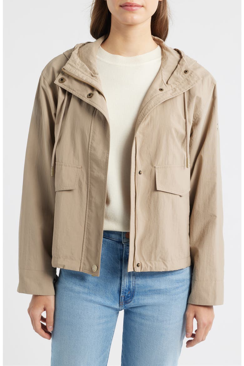 Hooded Anorak, Alternate, color, TAUPE