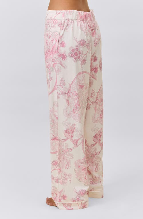 Papinelle Coco Cozy Pajama Pants In Pink