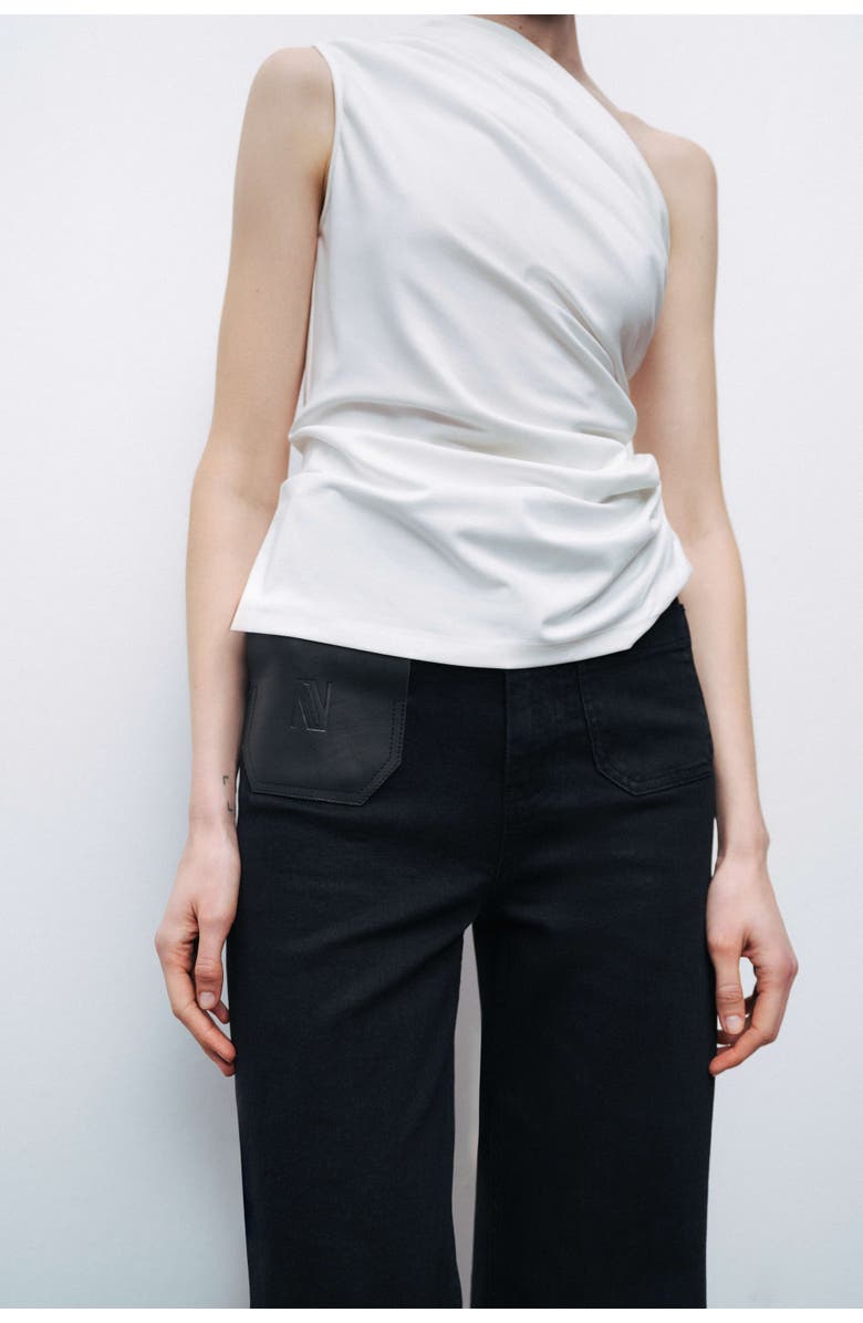 Nocturne Shirred Detailed Blouse, Alternate, color, 