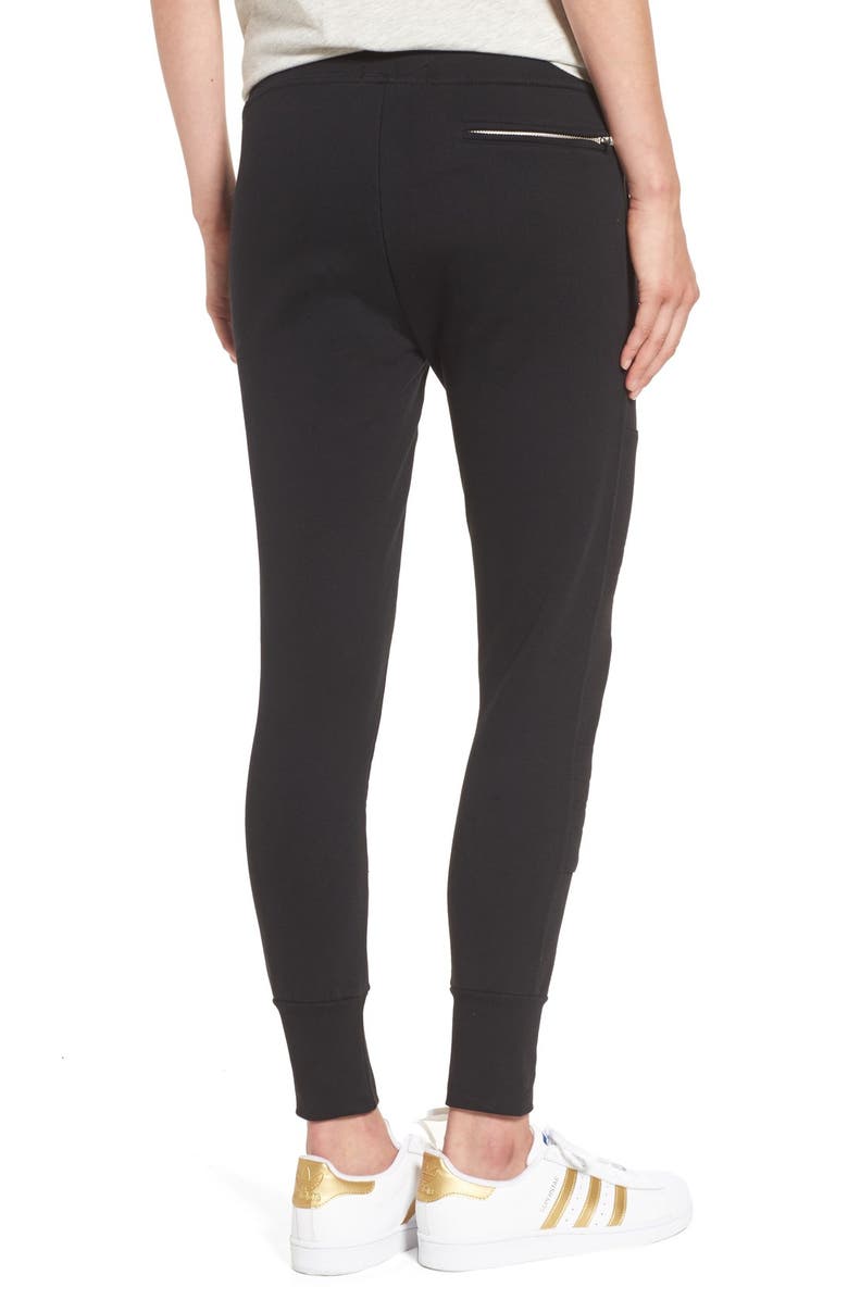 SINCERELY JULES 'Lux' Skinny Cotton Jogger Pants, Alternate, color, 